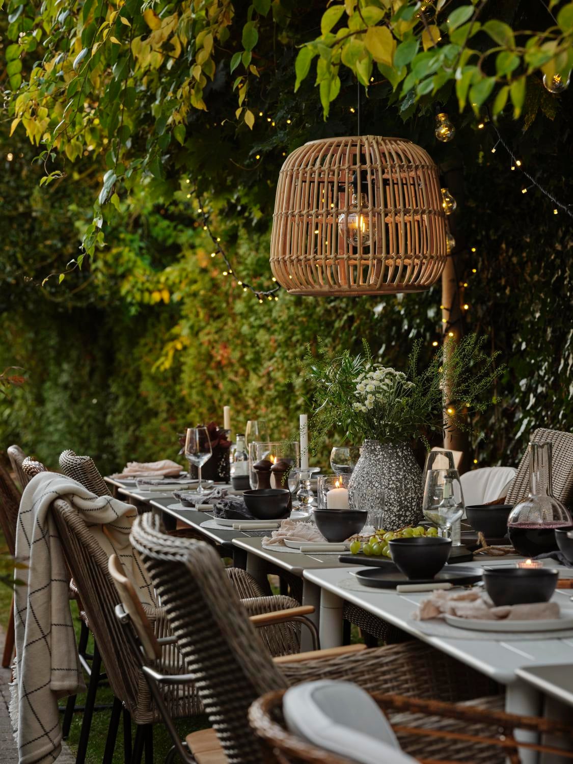 Covelo spisebordsstol Natur/hvid