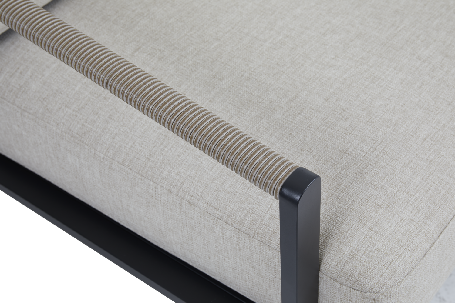 Lyra 2,5 sæder sofa  Black/sand