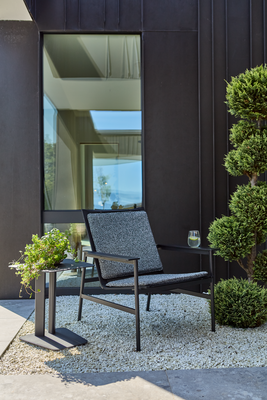 Soro loungestol Sort/Teddy Ant