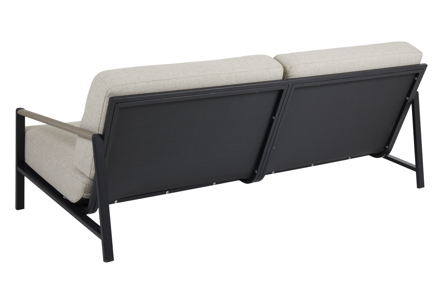 Lyra 2,5 sæder sofa  Black/sand