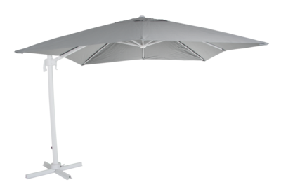 Linz frithængende parasol Hvid