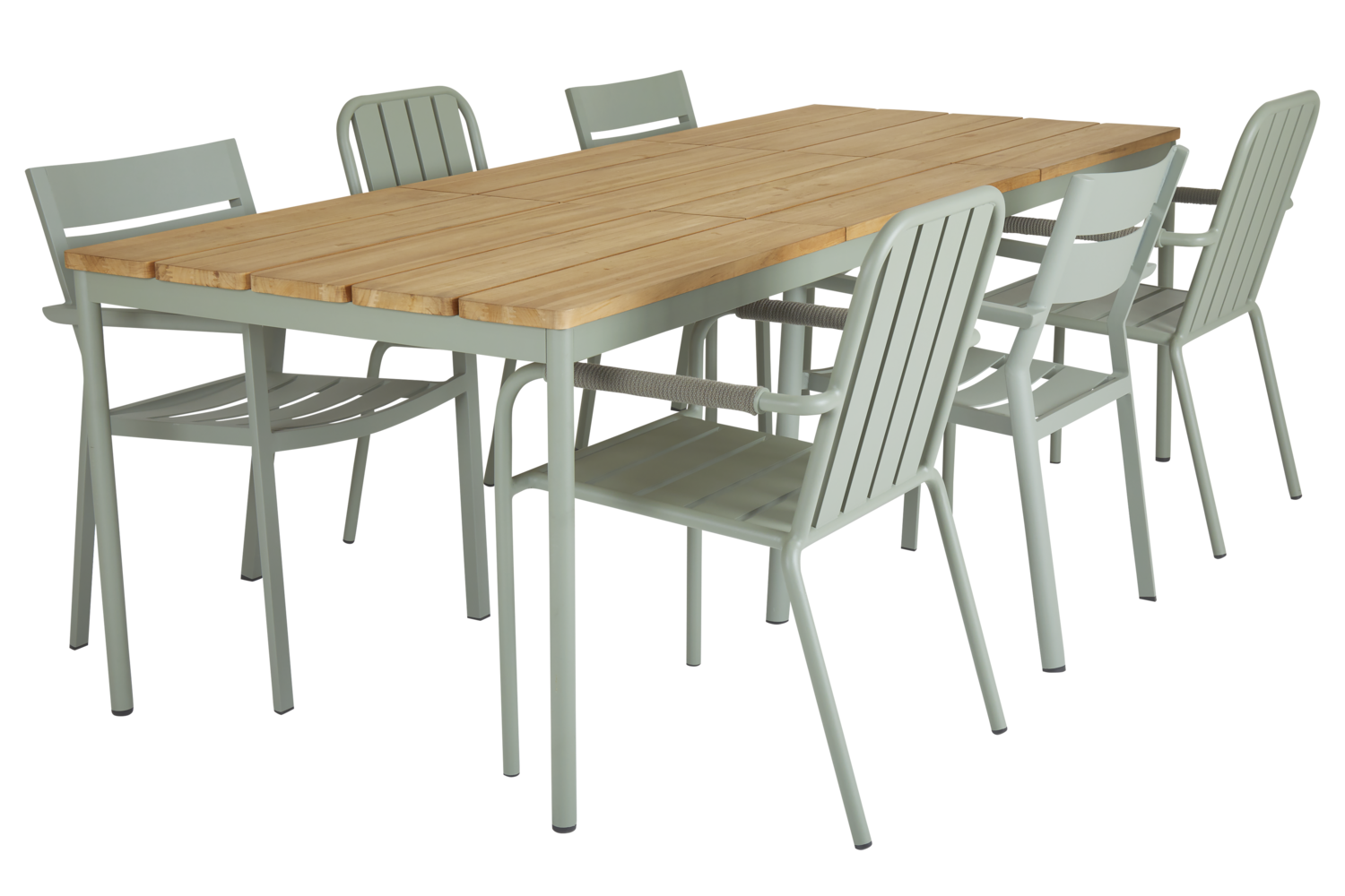 Innes stol med armlæn Dusty Green