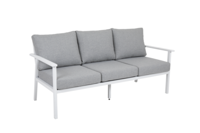 Samvaro 3-personers sofa Hvid/Pearl grey