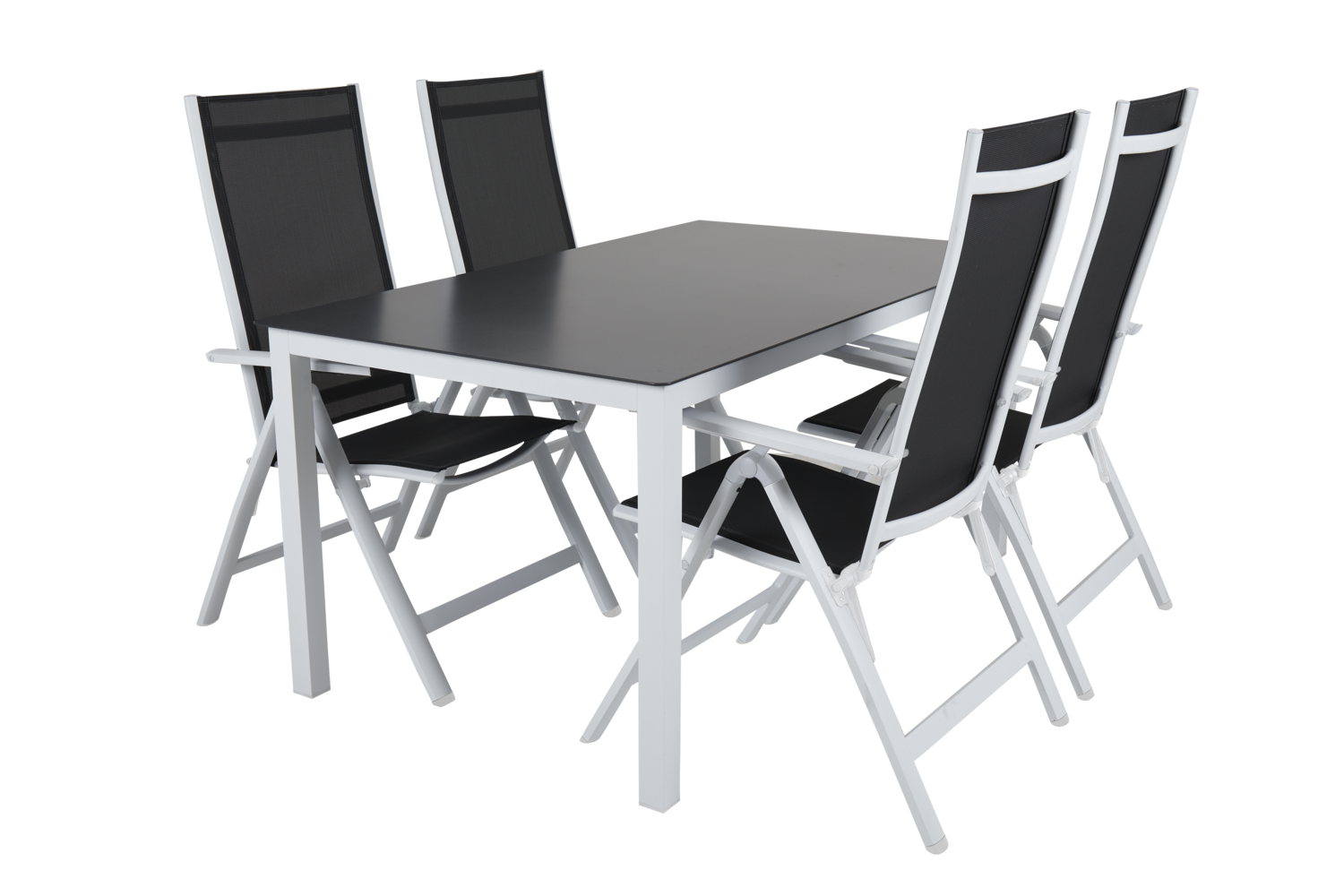 Rana positionsstol Hvid/sort