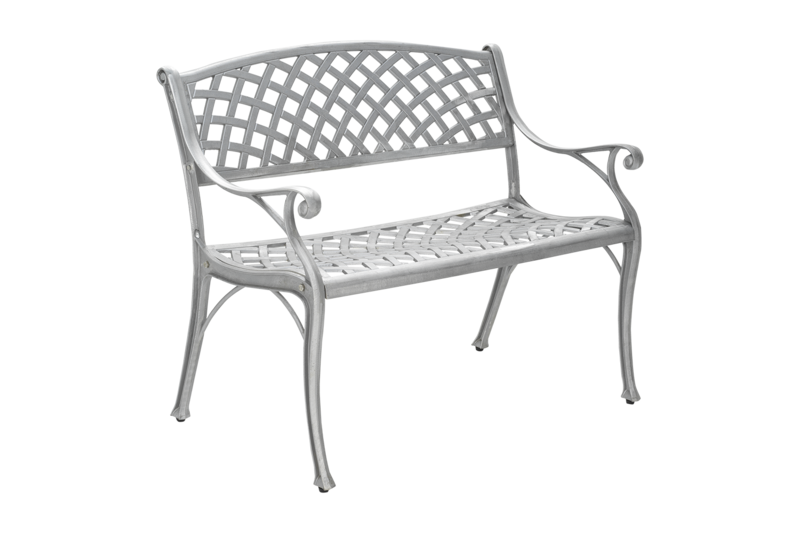 Arras 2-personers sofa Aluminium