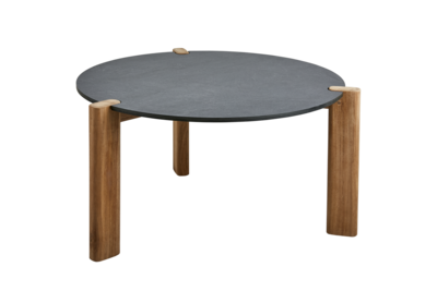 Domino sofabord Antracit/Teak