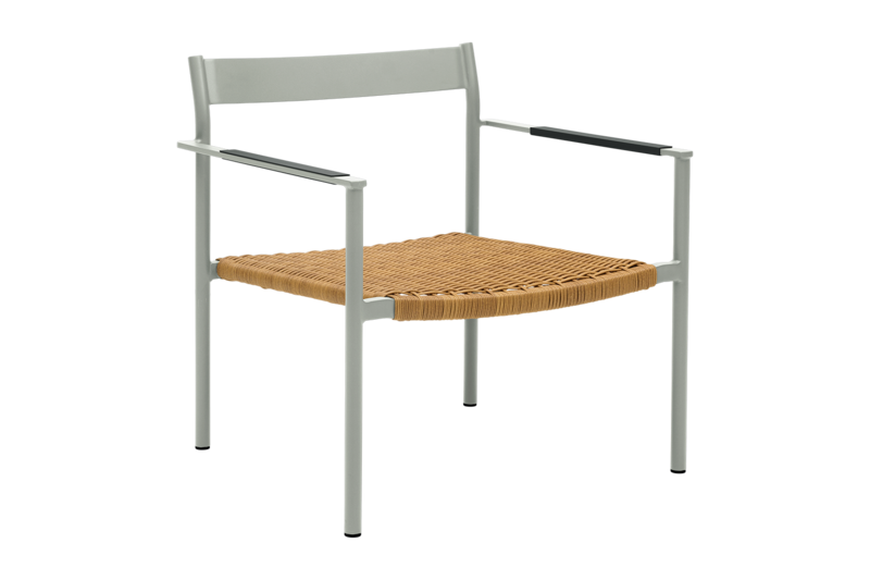 DK loungestol Light Grey/Natur