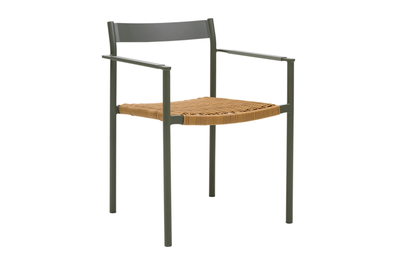 DK spisebordsstol Nordic Green/Natur