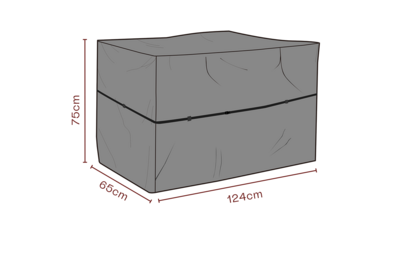 Møbelovertræk udekøkken Sort