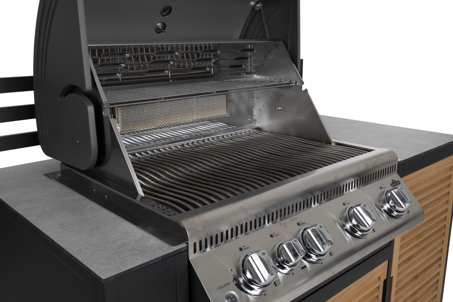 Fornax udekøkken Sort/teak