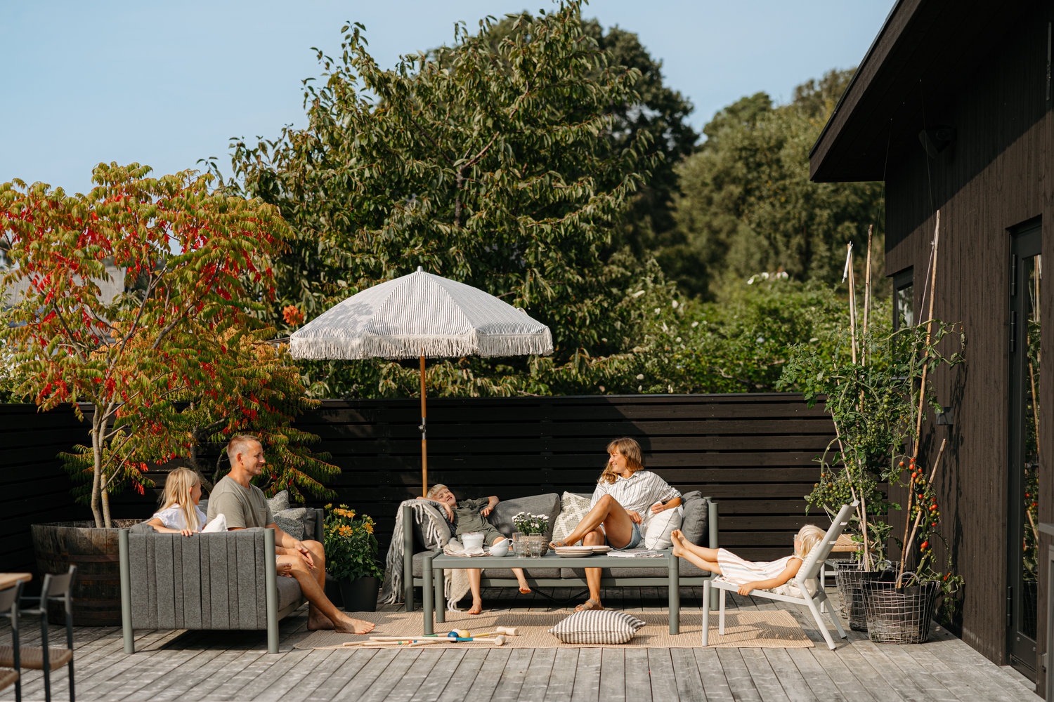 Brad 2,5 sæder sofa  Nordic Green/Charcoal Grey