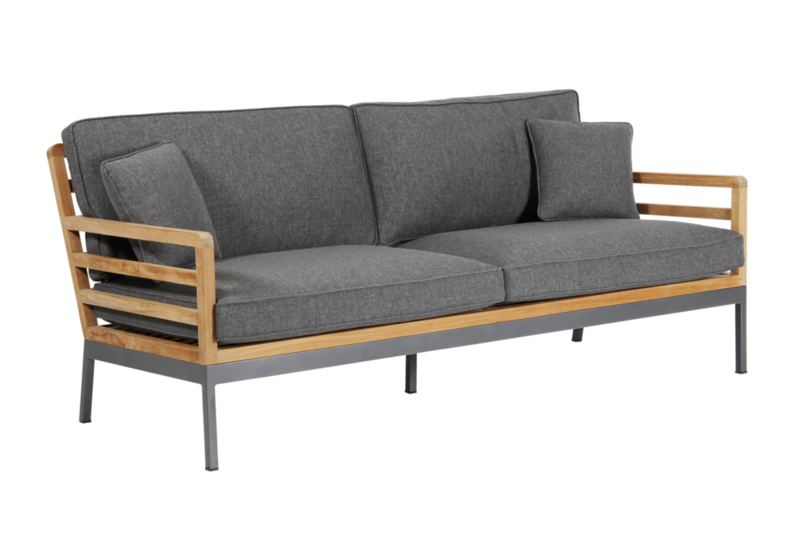 Zalongo 3-personers sofa Natur/grå
