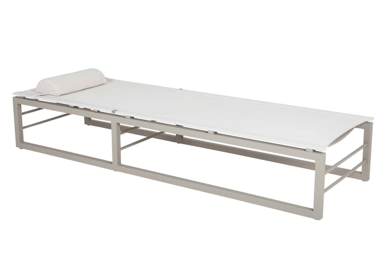 Vevi hvileseng Khaki/hvid