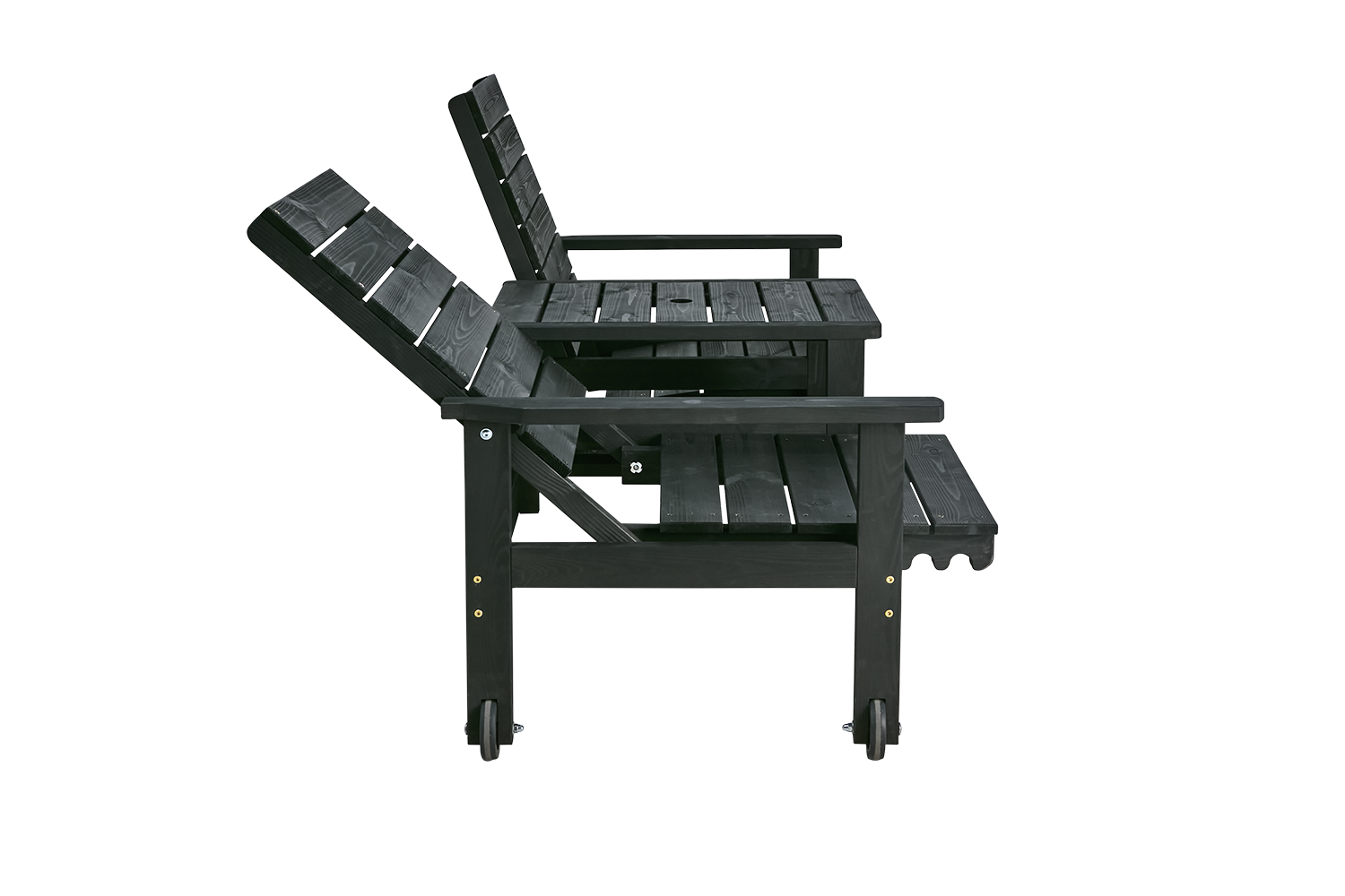 Du & Ja 2-personers sofa Sort