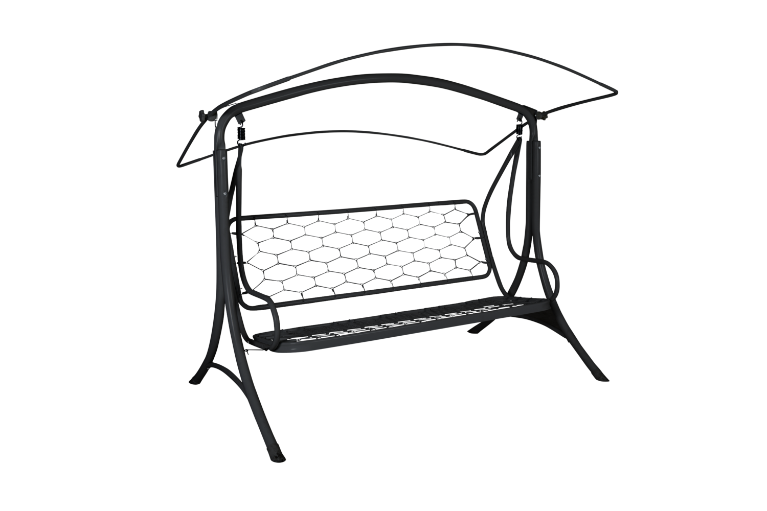 Prag hængesofa Sort