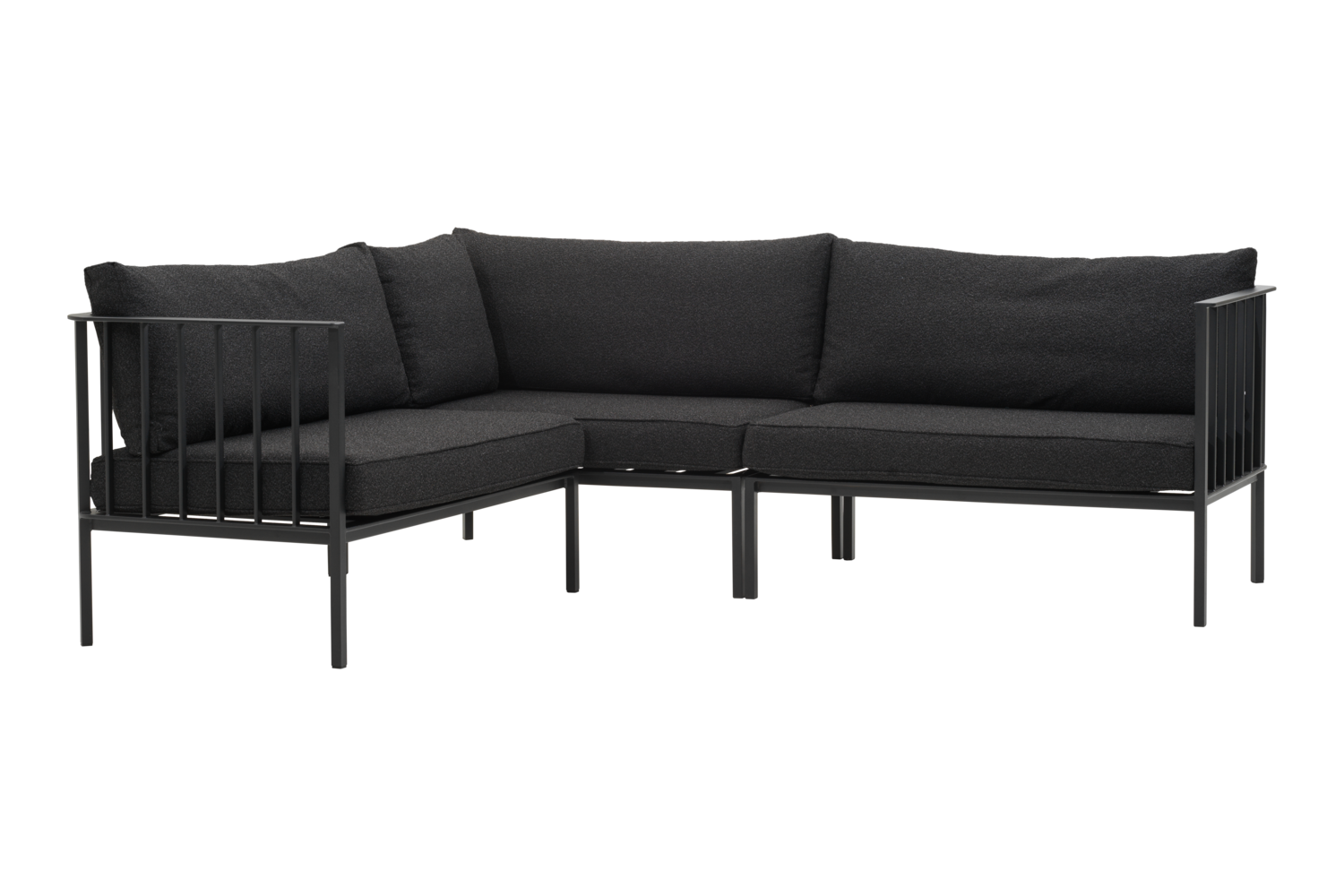 Upper loungesæt Sort/Teddy Black